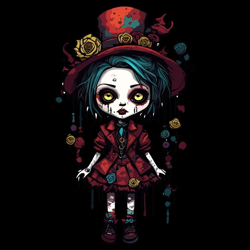 Horror Puppe / Halloween / gruselig / düster