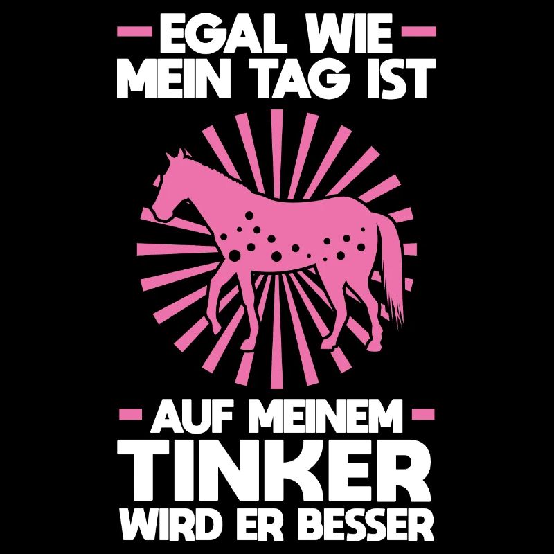 Tinker Pferd Reiter Geschenk