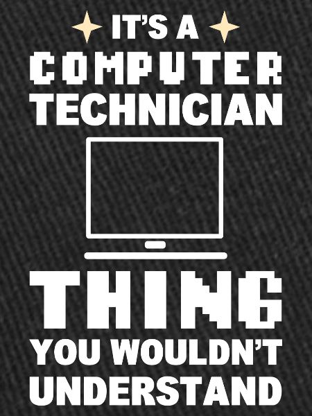 Lustiger Computerfreak Computertechniker