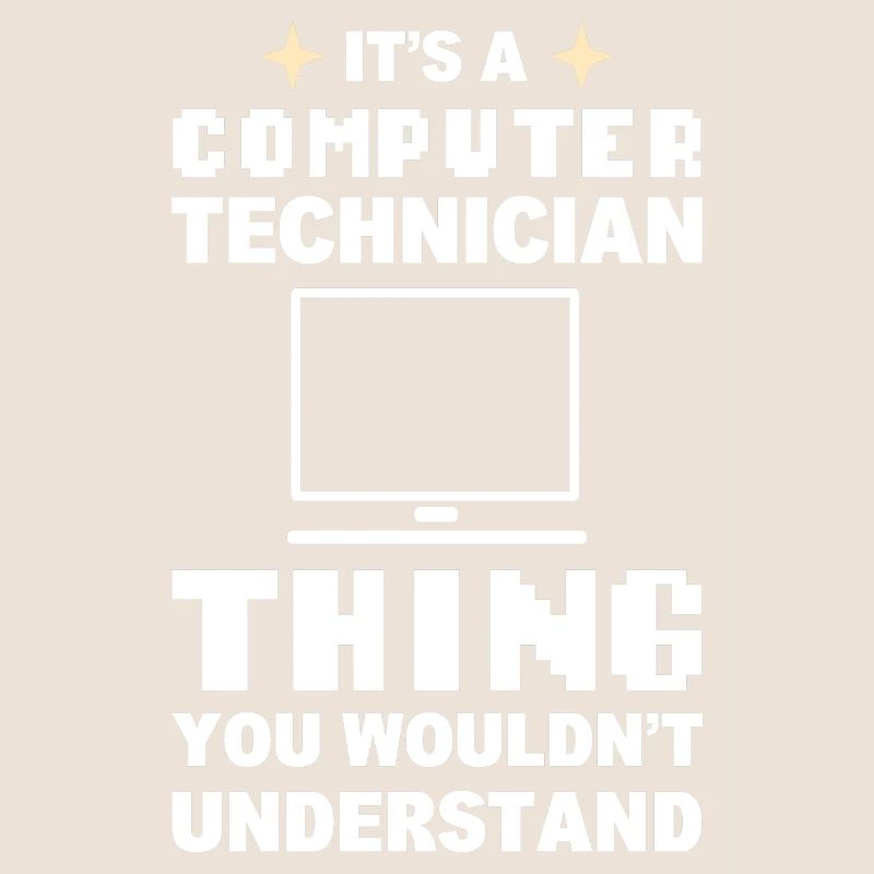 Lustiger Computerfreak Computertechniker