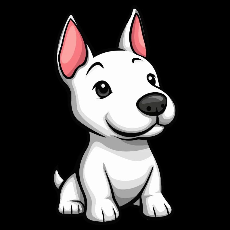 Bull Terrier Chien Comique Bébé