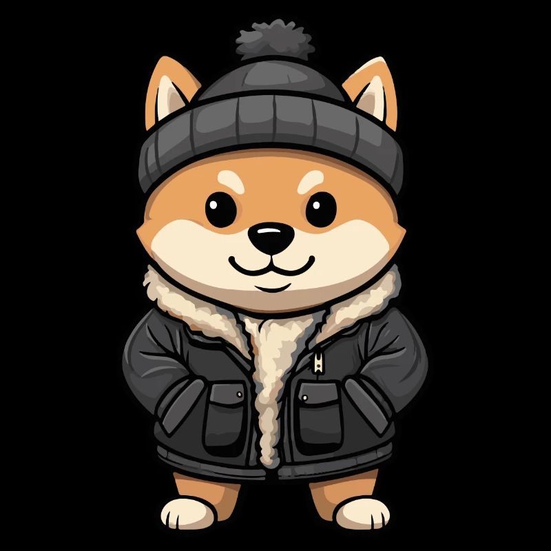 Shiba Inu Chien Élégant