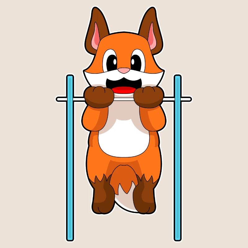 Fox Bodybuilder Pull-ups Bodybuilding