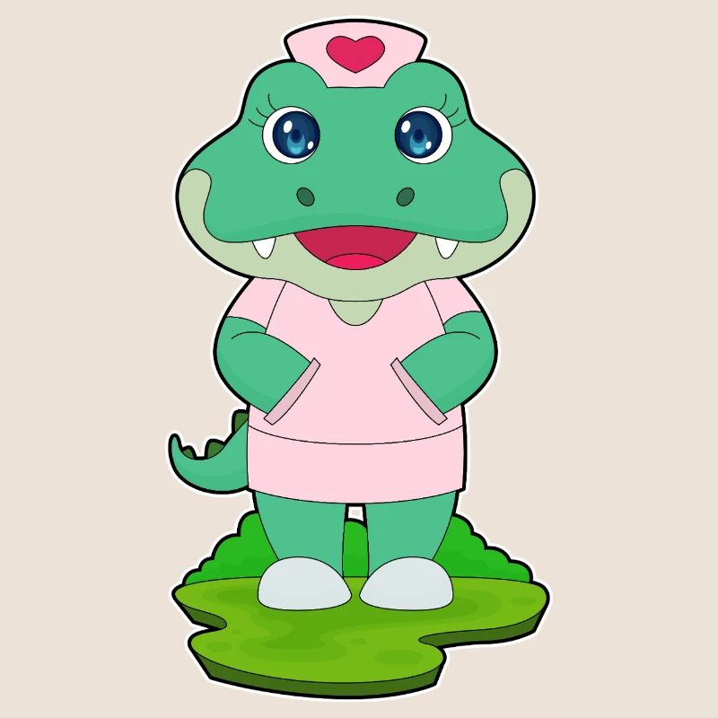 Infirmière crocodile