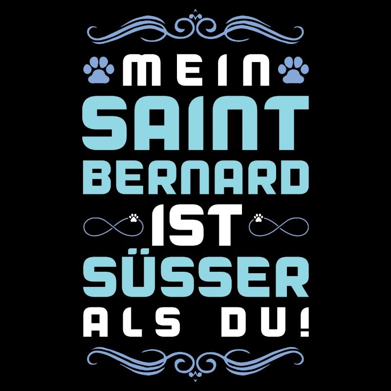 saint bernard bernhardiner hund spruch