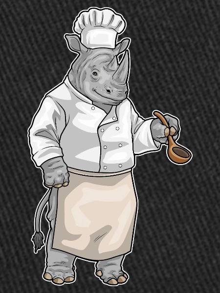 Rhinocéros Cuisson Cuisson Cuiller Cuisson