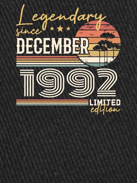 33rd Anniversary Gift December 1992