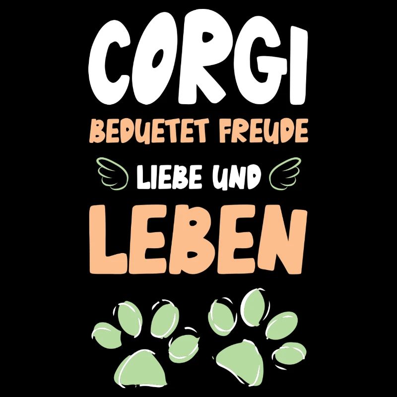Corgi Freude Liebe Leben