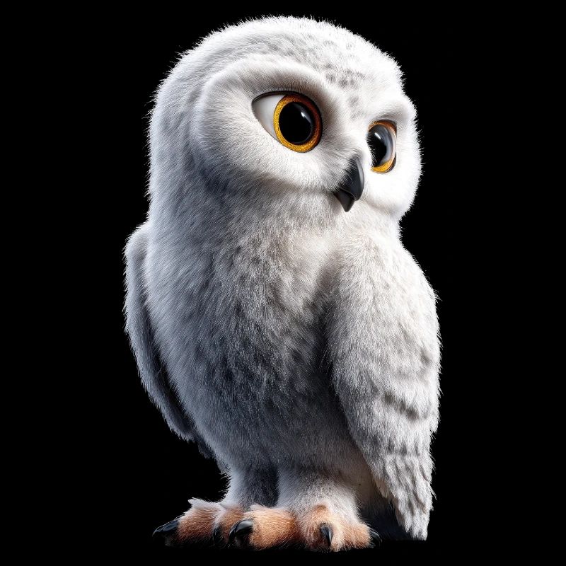 Schneeeule Weiße Eule Kauz Uhu Owl Schnee Eulen