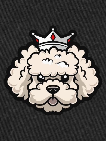 Caniche Chien Couronne