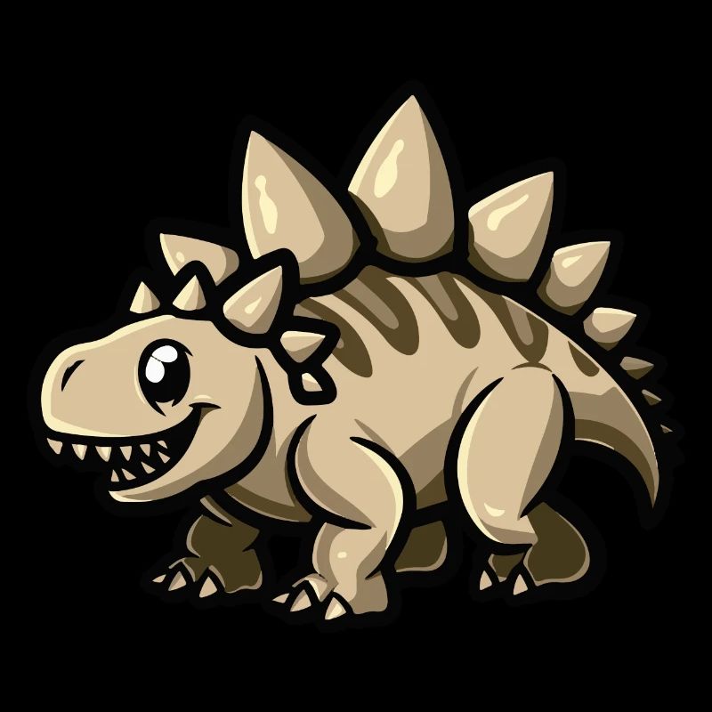 Dinosaurier stegosaurus Comic