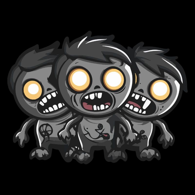 Zombies Halloween Mignon Bébé