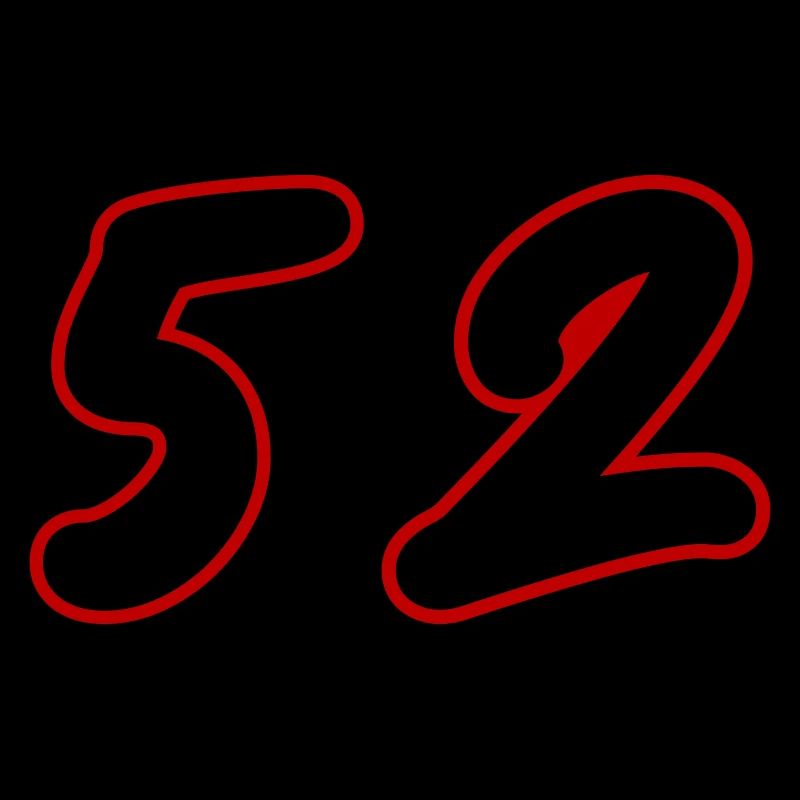 52 Zahl Symbol