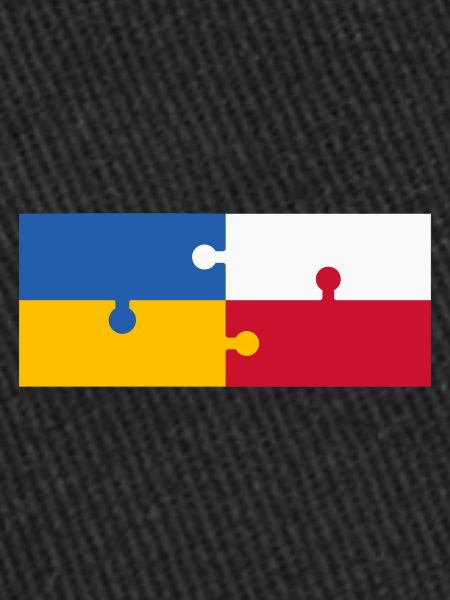 Ukraine Pologne Drapeau Puzzle