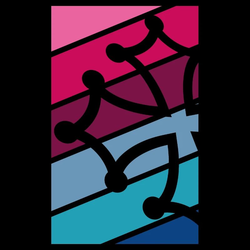 Croix Occitane multicolore