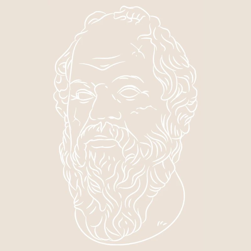 Buste d’un philosophe grec