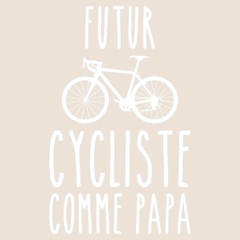Futur cycliste comme papa