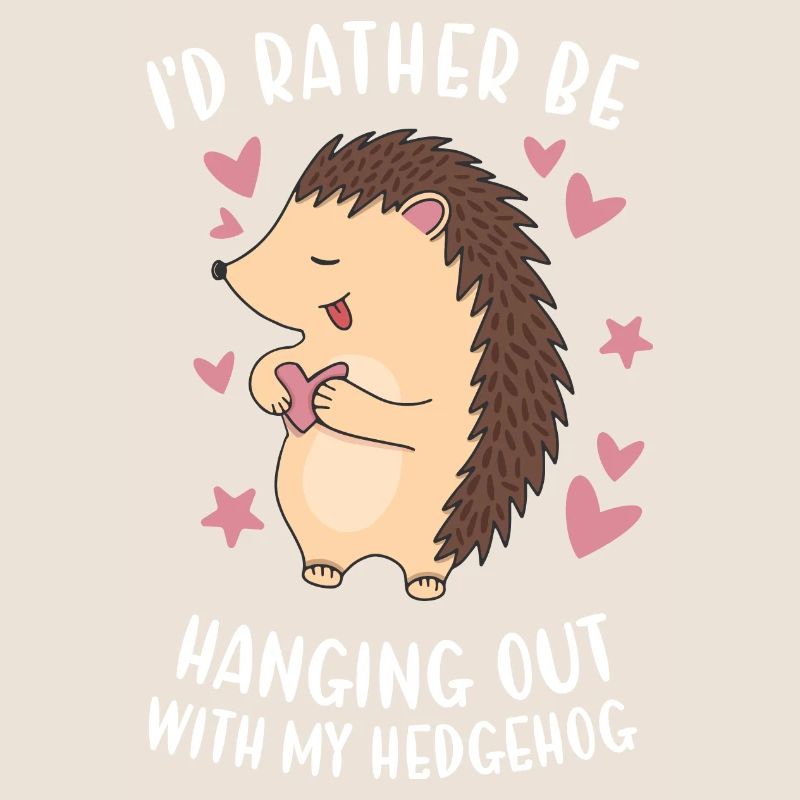 Hedgie, je préfère traîner avec mon hérisson