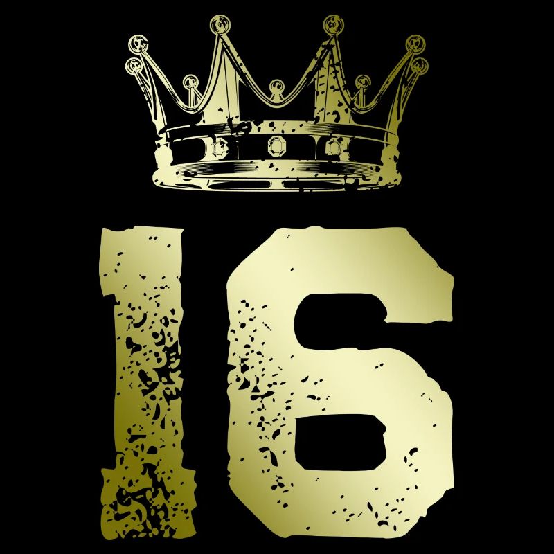 16 Zahl Krone
