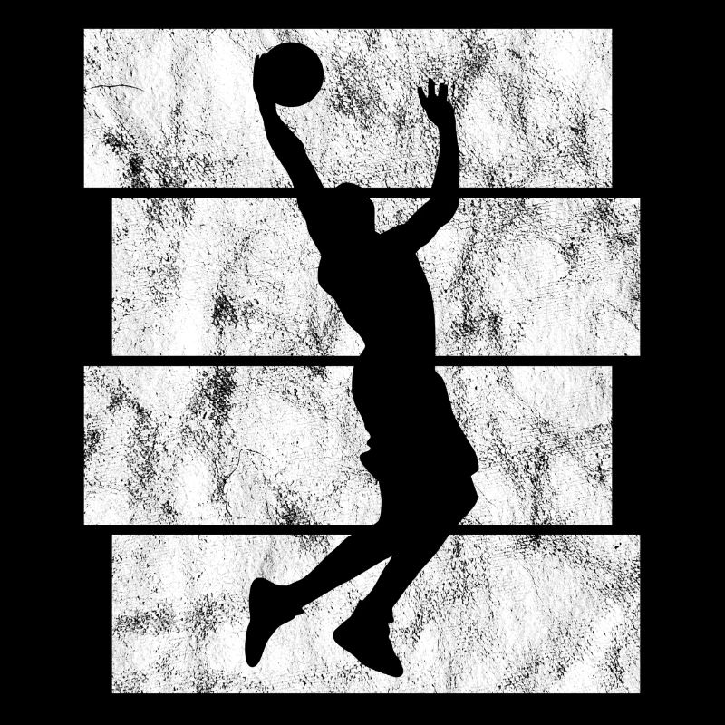 Basket-ball basket-ball basketteur rétro