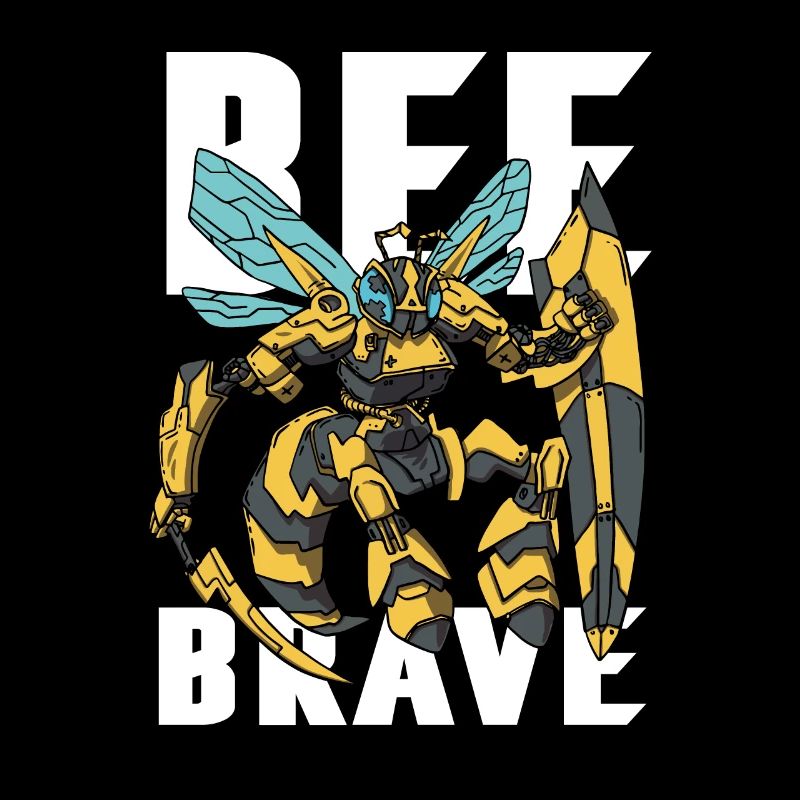 Bee Brave Courageux