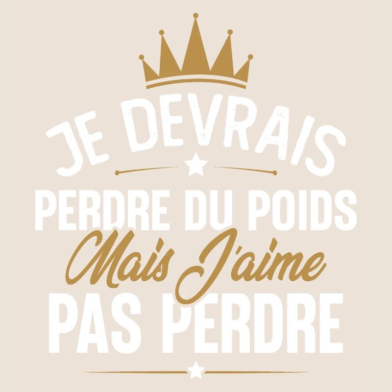 Je devrais perdre du poids mais j'aime pas perdre