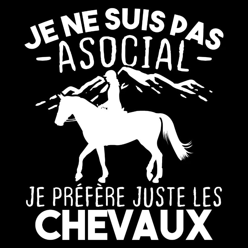 Je préfère juste les chevaux