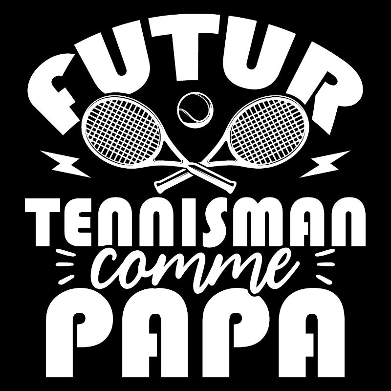 Futur tennisman comme papa