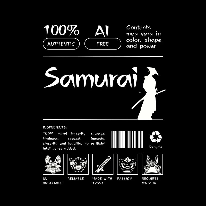 Dépliant de samouraï