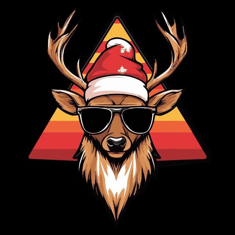 Deer Christmas Cool