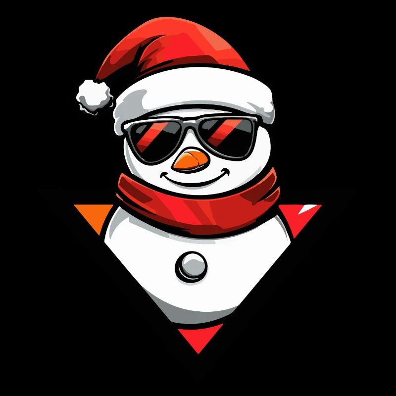 Snowman Christmas Cool