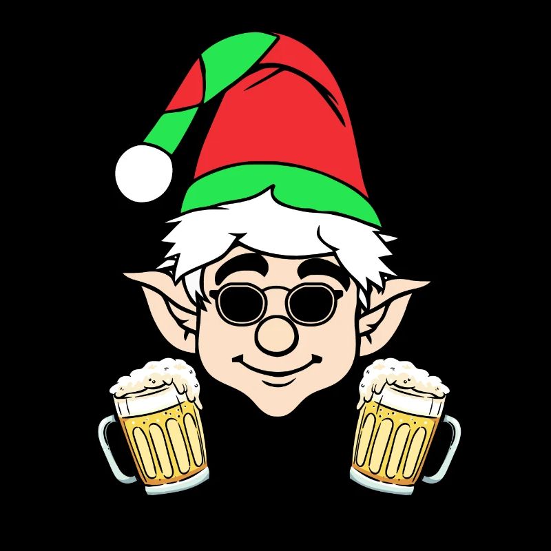 Père Noël Elfe de Noël Bière Elfe de Noël