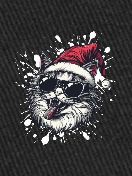 Chat Noël Drôle