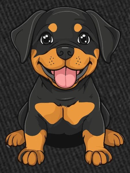 Chien Rottweiler Mignon