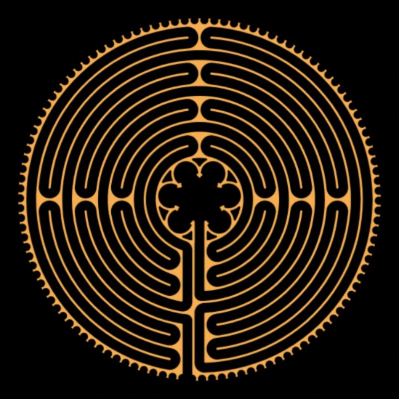 Labyrinthe de Chartres gold