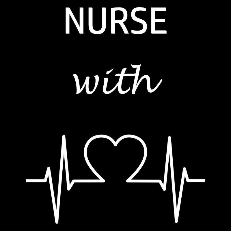 Krankenschwester Krankenpfleger mit Herz