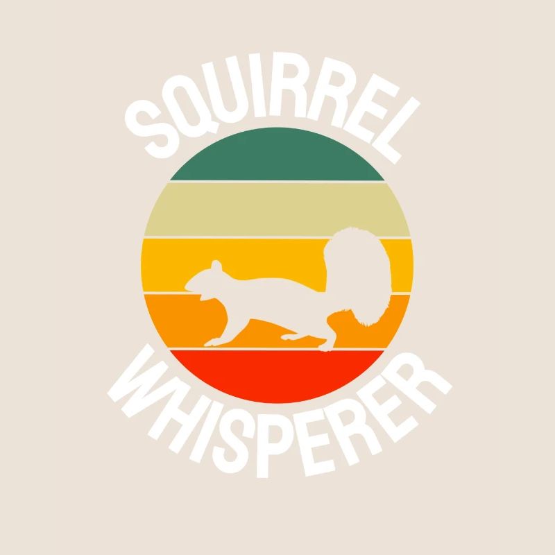Retro Eichhörnchen Flüsterer