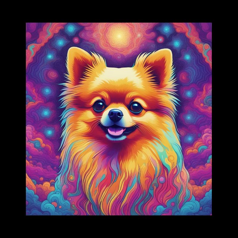Chien de Poméranie Mignon Cadeau