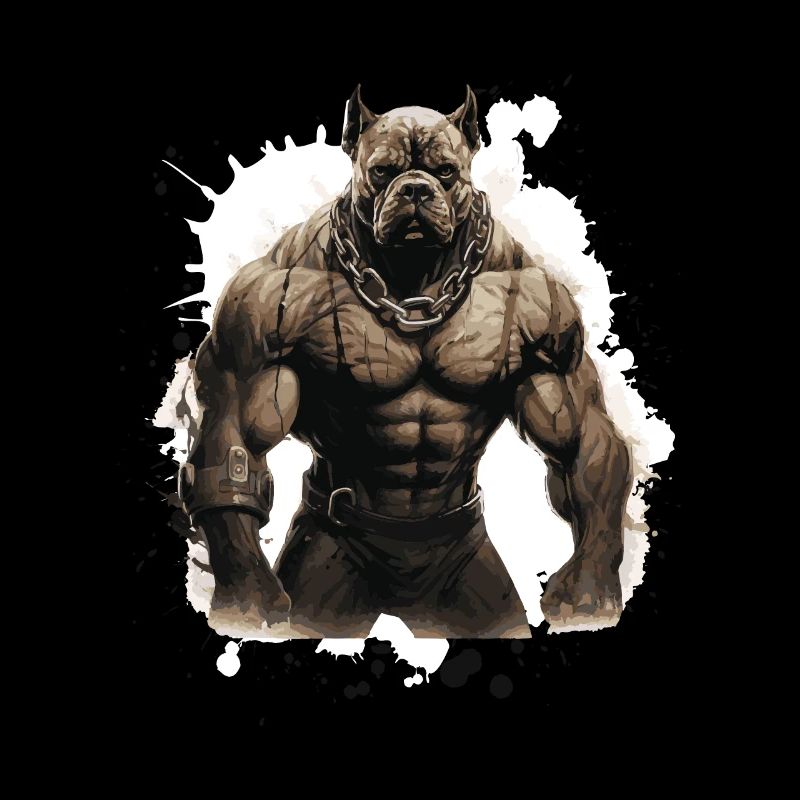 Chien Pit Muscles Musculation Bête