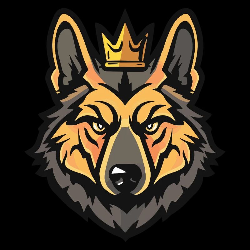 Schäferhund Hund Krone
