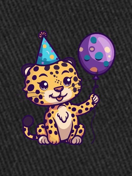 Bébé d’anniversaire léopard