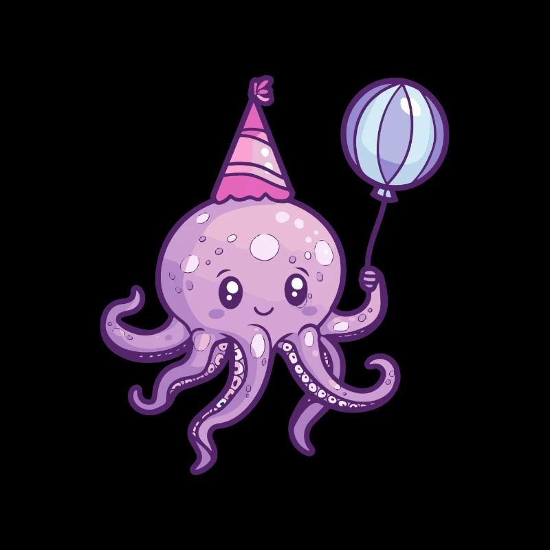 Poulpe Anniversaire Bébé