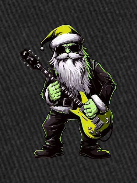 Santa Claus Guitar Santa