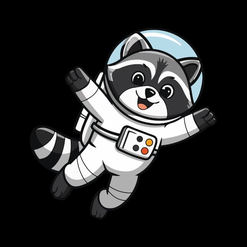Astro Racoon - Space Astronaut