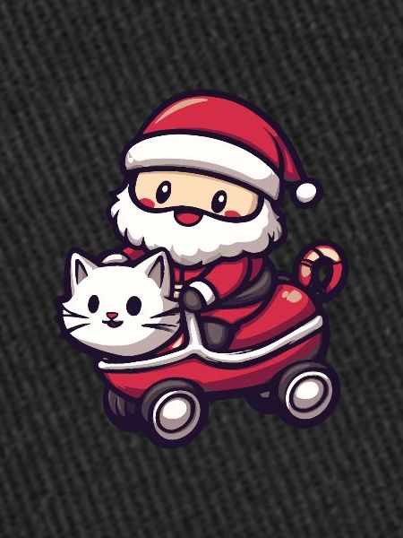 Chat Père Noël