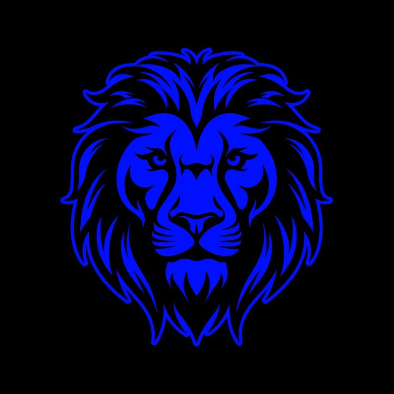 Portrait d’animal lion