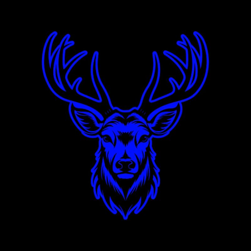 Portrait d’animal cerf