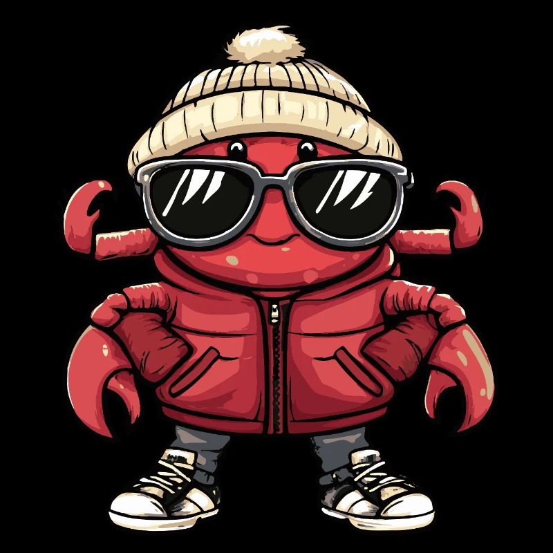 Krebs Krabbe Cool Comic