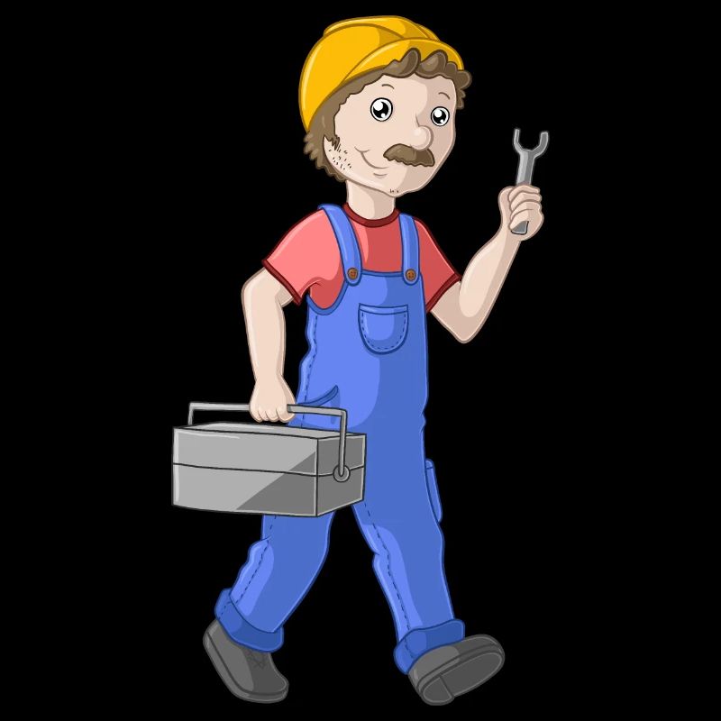 Comic Handwerker