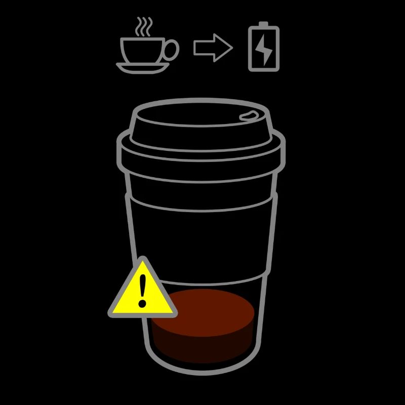 Warning Coffee Low